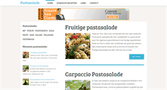 Desktop Screenshot of pastasalade.info